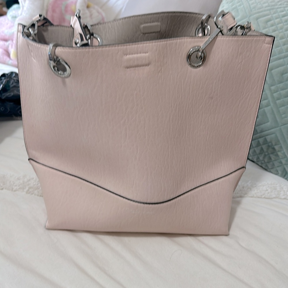 CK leather pink purse